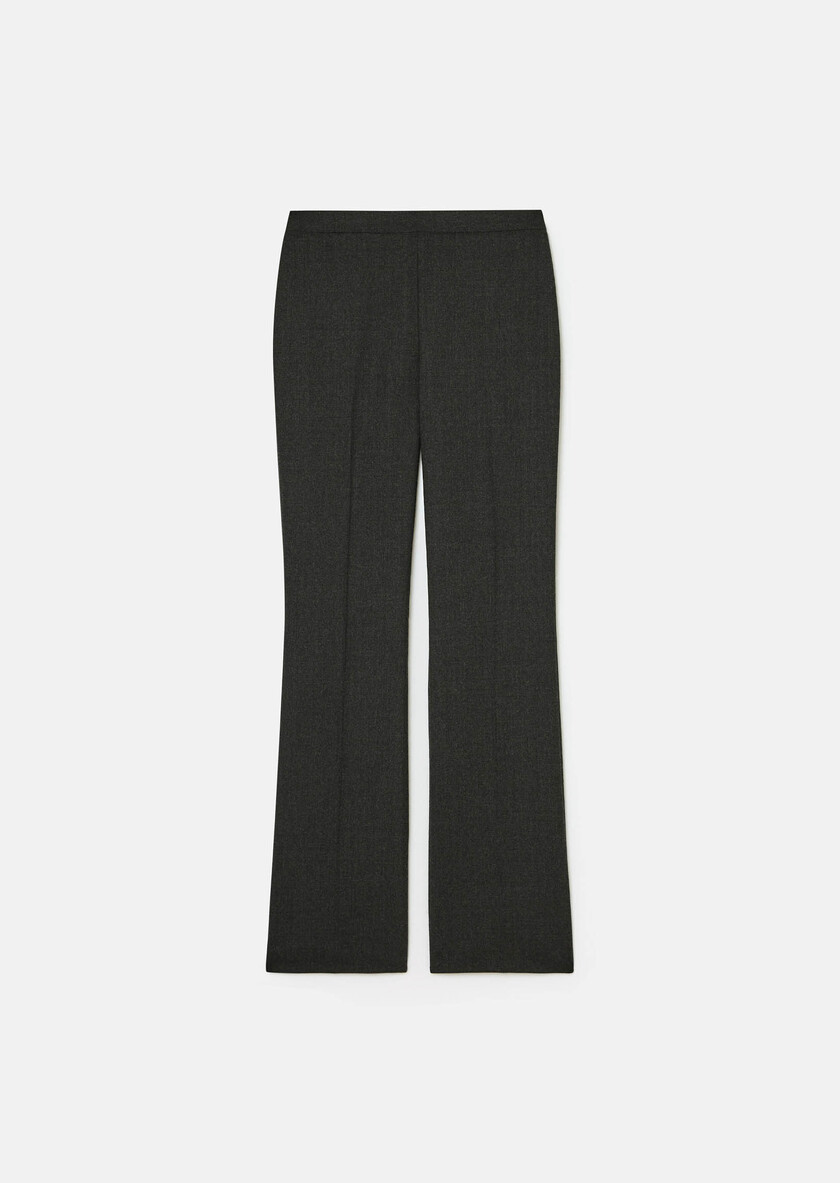 Papillon Pants heather grey flannel Gray grey TARA JARMON US