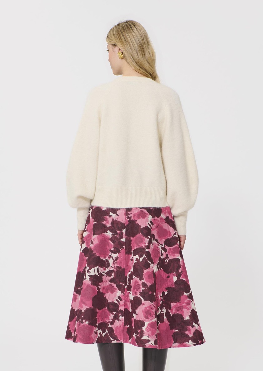 Paz sweater ecru in wool and alpaca Off-white TARA JARMON US