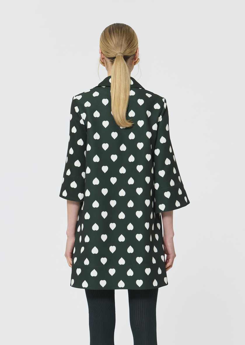 Robe Ross green with heart print Green TARA JARMON US