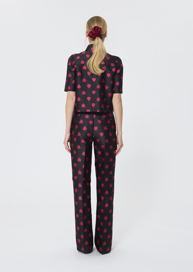 Carolane shirt black with heart print Black TARA JARMON US