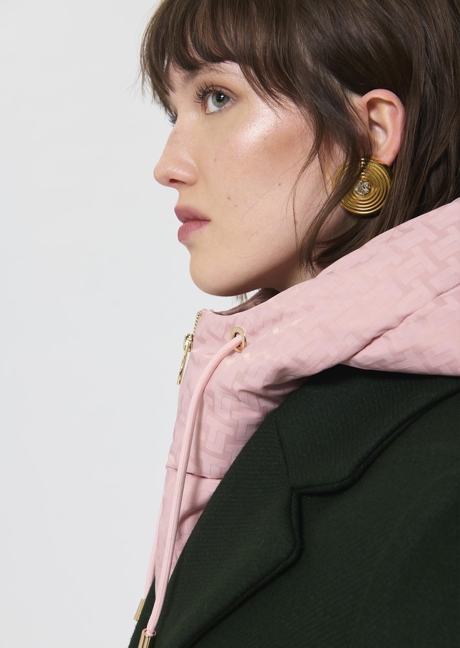 Removable Daria hood pale pink Blush TARA JARMON US