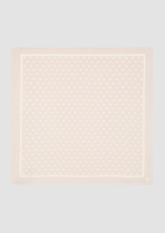 Emily stole pale pink wool Blush TARA JARMON US