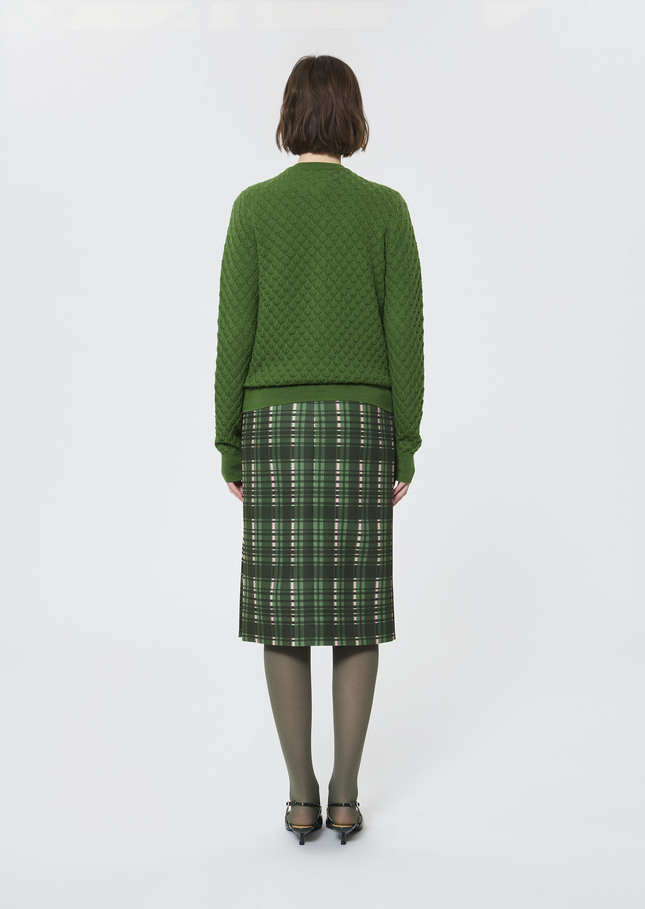 Gerty vest green merino wool Cactus TARA JARMON US