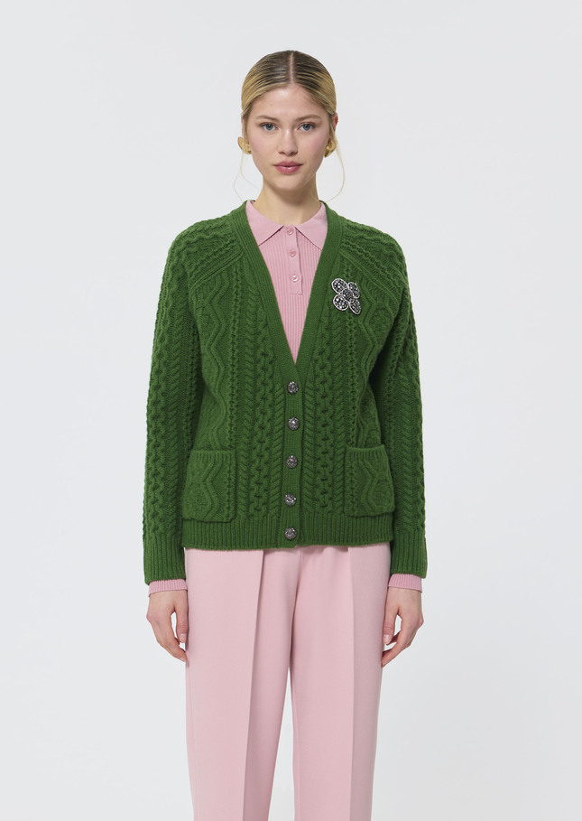 Greg Vest green wool Cactus TARA JARMON US