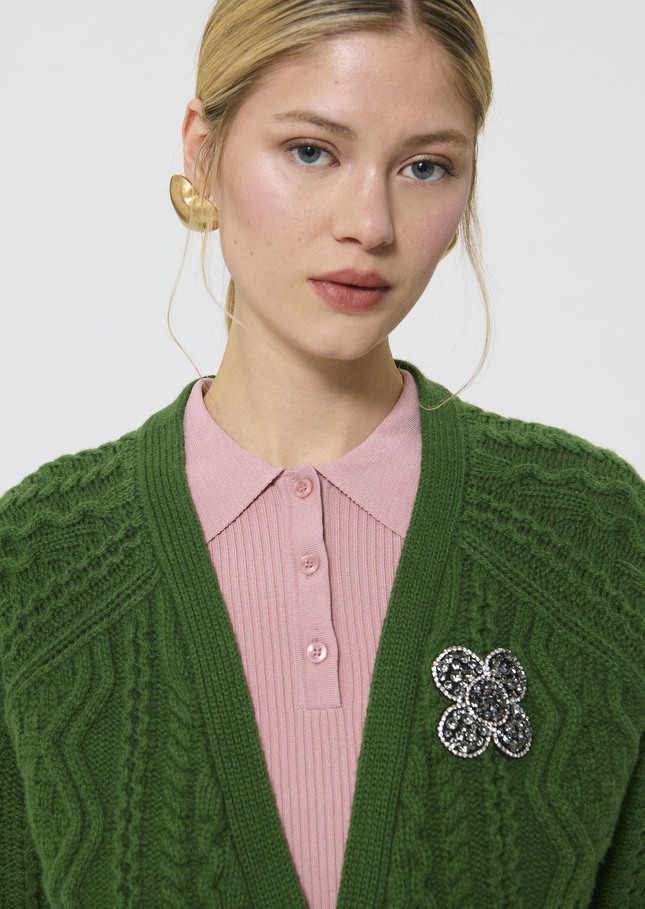 Greg Vest green wool Cactus TARA JARMON US