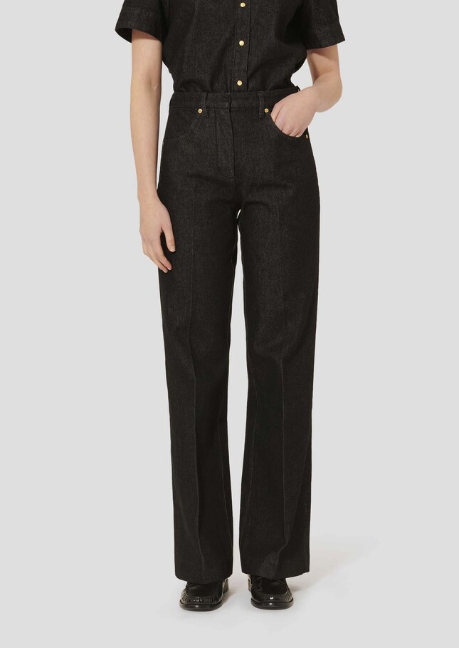 Jerome Jeans black denim Charcoal TARA JARMON US