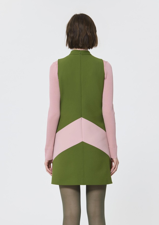 Respect Dress green double canvas Cactus TARA JARMON US
