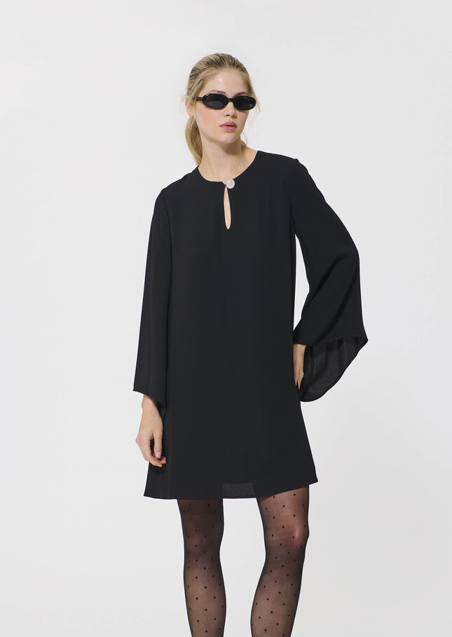 Raonie Dress black crepe Black TARA JARMON US