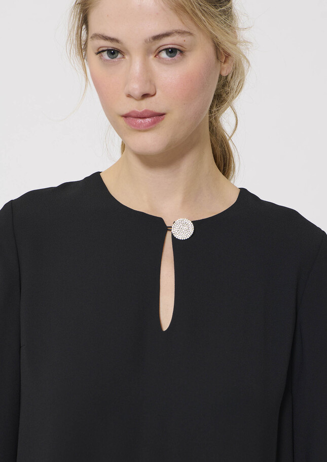 Raonie Dress black crepe Black TARA JARMON US