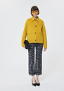 Ben Jacket lemon yellow double-sided wool Lemon yellow TARA JARMON US