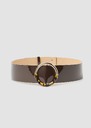 Lauren Belt brown patent leather Chocolate TARA JARMON US