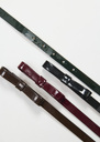 Lola Belt green patent leather Vert anglais TARA JARMON US