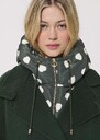 Removable Daria hood dark green Vert anglais TARA JARMON US