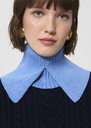 Eclipse Detachable Collar sky blue wool Horizon TARA JARMON US