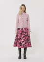 Guido vest pale pink merino and alpaca wool Blush TARA JARMON US