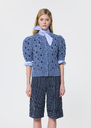 Georges vest midnight blue buttoned knit Night TARA JARMON US
