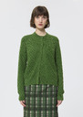 Gerty vest green merino wool Cactus TARA JARMON US