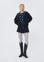 Gianni vest midnight blue technical knit Night TARA JARMON US