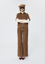 Jerome Jeans beige corduroy Nut brown TARA JARMON US