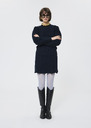 Jasba Skirt midnight blue wool Night TARA JARMON US