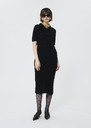 Janna skirt black brushed alpaca Black TARA JARMON US