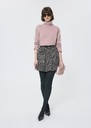Justine Skirt green with small heart print Vert anglais TARA JARMON US