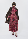 Juline skirt pink with a tartan check Raspberry TARA JARMON US