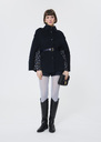 Majorelle cloak midnight blue double-faced wool Night TARA JARMON US