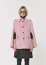 Majorelle cloak pale pink double-sided wool Blush TARA JARMON US