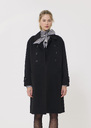 Maeline coat black double-sided wool Black TARA JARMON US