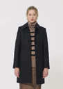 Madeline coat black woolen cloth Black TARA JARMON US