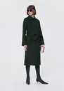 Martino Coat double-sided wool green Vert anglais TARA JARMON US