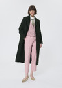 Matthew Coat green woolen cloth Vert anglais TARA JARMON US