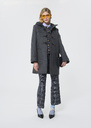 Manoelli Coat grey woolen cloth Grey TARA JARMON US