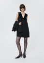Russian Dress black crepe Black TARA JARMON US