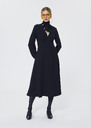 Rosalie Dress midnight blue crepe Night TARA JARMON US