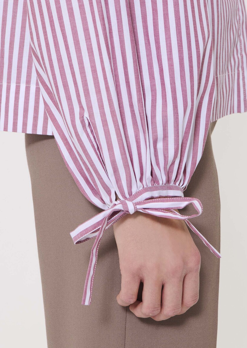 Calyette Shirt pink striped poplin Rosewood TARA JARMON US