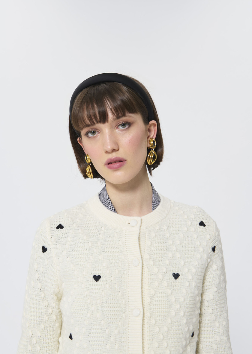 Guy Vest ecru wool with a cashmere feel Off-white TARA JARMON US