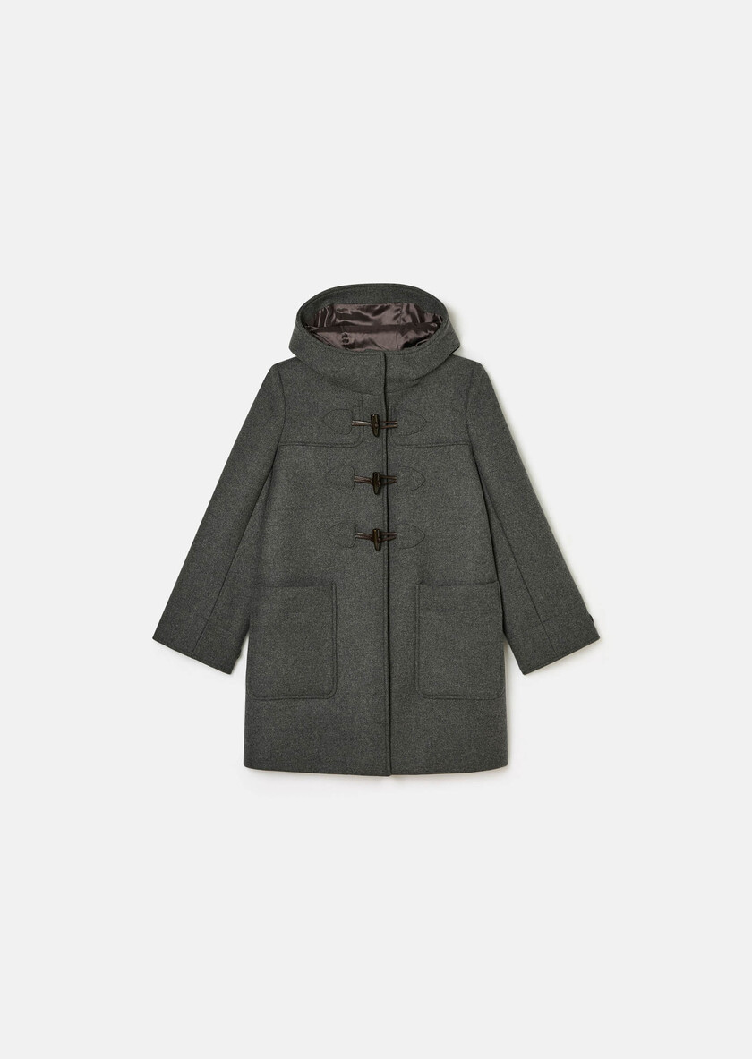 Manoelli Coat grey woolen cloth Grey TARA JARMON US