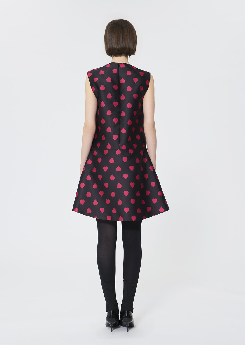 Rumba Dress black with heart print Black TARA JARMON US