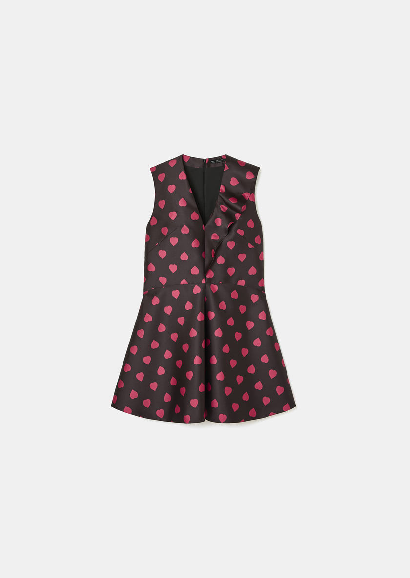 Rumba Dress black with heart print Black TARA JARMON US