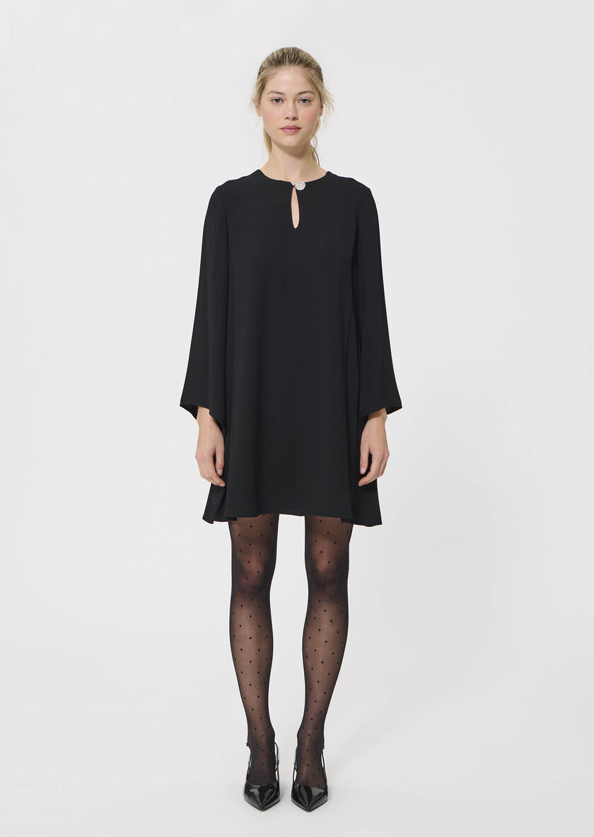 Raonie Dress black crepe Black TARA JARMON US