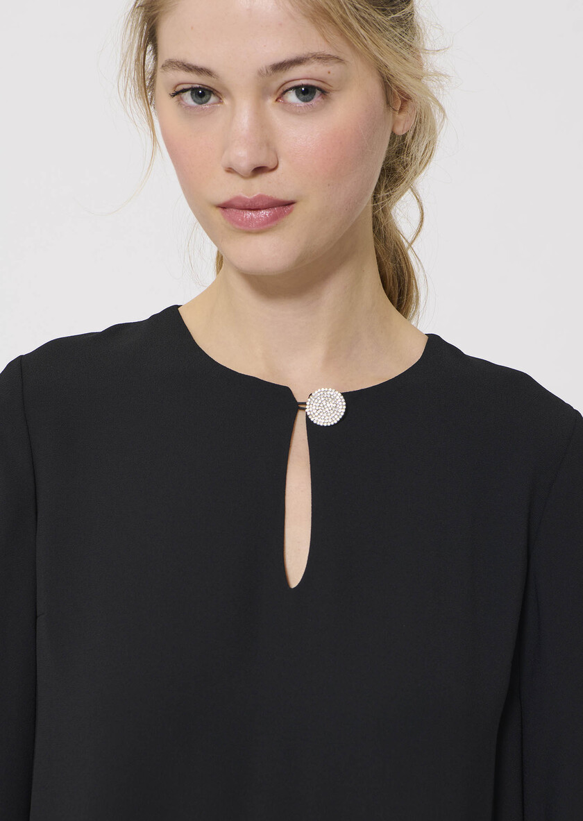 Raonie Dress black crepe Black TARA JARMON US