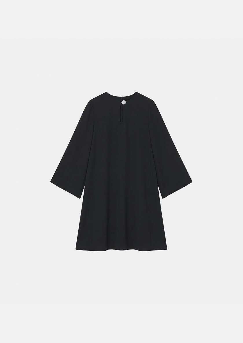 Raonie Dress black crepe Black TARA JARMON US