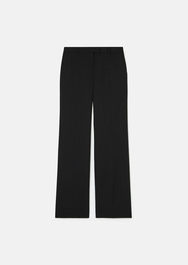 Poupee Pants midnight blue in cold wool Night TARA JARMON US