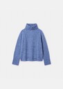 Pocciolia Sweater sky blue in wool and alpaca Black, Blush, Horizon, Off-white TARA JARMON US