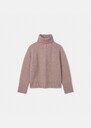 Pocciolia Sweater pale pink wool and alpaca Black, Blush, Horizon, Off-white TARA JARMON US