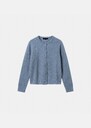 Gilma vest sky blue alpaca wool Black, Blush, Green, Horizon, Night, Off-white TARA JARMON US