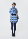 Jessy Skirt Sky blue floral print Horizon TARA JARMON US