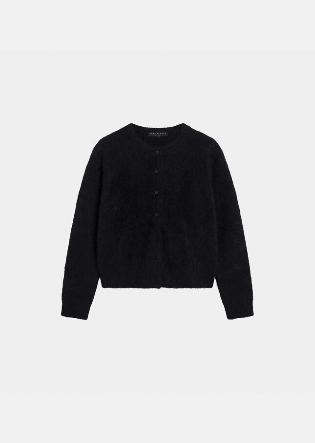 Gilma vest black alpaca wool Black TARA JARMON US